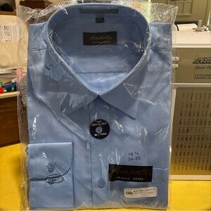 Giorgio Armani Sky Blue Men's Dress Shirt